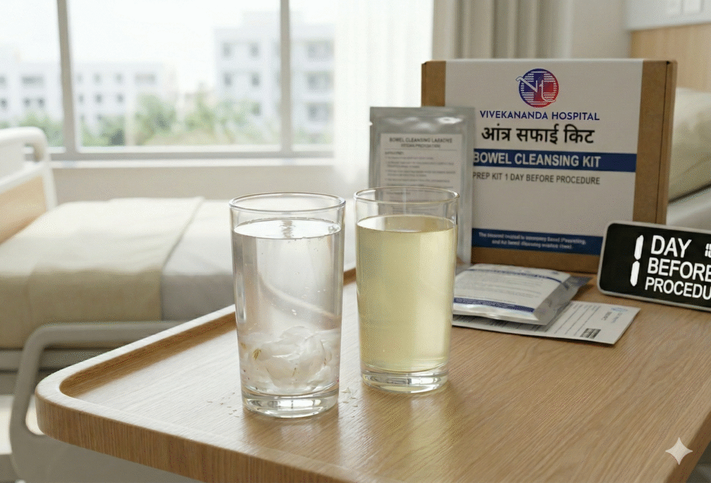 Clear liquid diet examples for colonoscopy prep in India