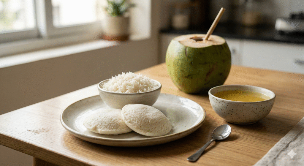 Low-residue Indian diet for colonoscopy preparation